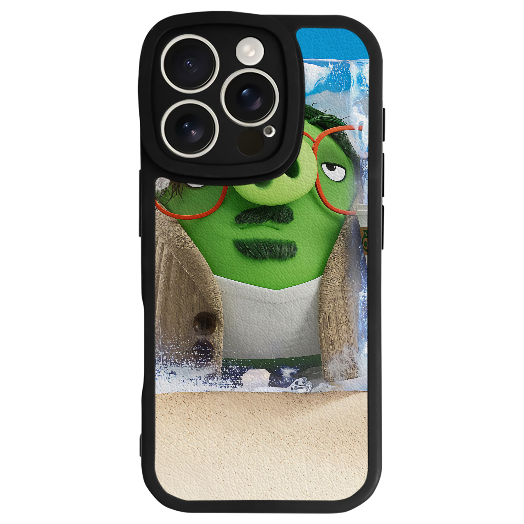 （画像用） Angry Birds アングリーバード 【iPhone 16シリーズ対応】シリコンスマホケース（レザー調） 材質：シリコン